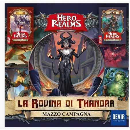 HERO REALMS LA ROVINA DI THANDAR in italiano Mazzo Campagna Devir espansione DEVIR - 1