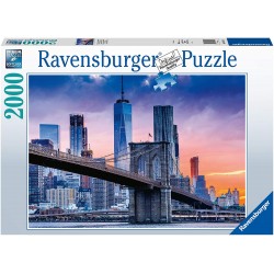 PUZZLE 2000 PEZZI NEW YORK SKYLINE Ravensburger 98 x 75 cm MANHATTAN