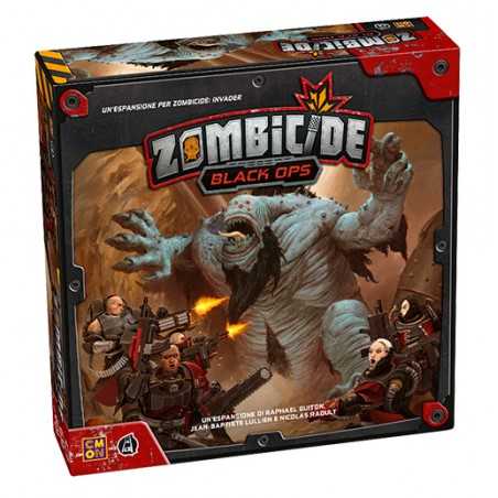 BLACK OPS espansione per ZOMBICIDE gioco da tavolo ZOMBIE miniature ASMODEE cooperativo INVADER età 14+