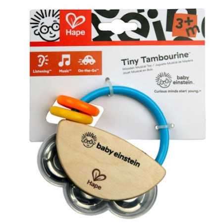 SONAGLIO MUSICALE strumento HAPE gioco TINY TAMBOURINE età 3 mesi+ Hape - 1