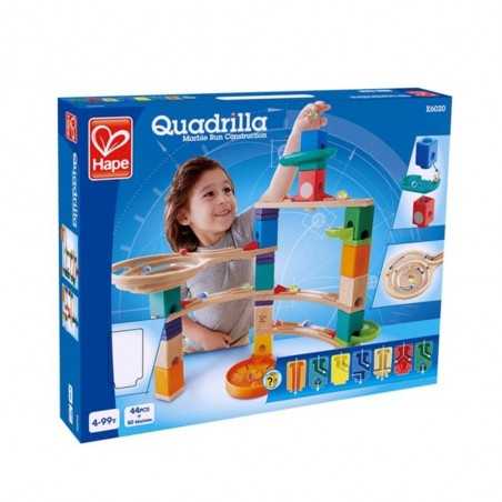 CLIFFHANGER gioco in legno QUADRILLA pista per biglie HAPE corsa con suspense E6020 età 4+ Hape - 1