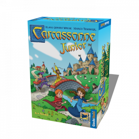 CARCASSONNE JUNIOR giochi uniti IN ITALIANO marco teubner PIAZZAMENTO età 4+