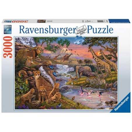 PUZZLE ravensburger REGNO ANIMALE original 3000 PEZZI 121 x 80 cm