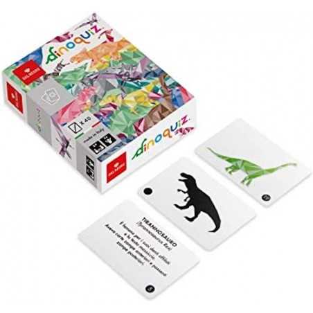 DINOQUIZ gioco di carte DAL NEGRO dinosauri PARTY GAME età 7+