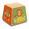 CAJON BOX DRUM animambo DJECO strumento musicale TAMBURO in legno DJ06014 età 4+ Djeco - 1