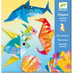 ORIGAMI kit artistico CREATURE DEL MARE animali marini DJ08755 età 7+