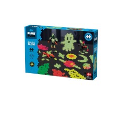 MINI FOSFO 360 pezzi PLUSPLUS gioco modulare BUILD & GLOW costruzioni FOSFORESCENTE età 5+ Plusplus - 1