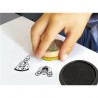 STAMPO BAMBINO stampini PRINCIPESSE con tampone nero 8 TIMBRI aladine kids IN LEGNO età 3+ Aladine - 4