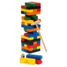 TORRE COLORATA CON MARTELLO in legno DAL NEGRO djenga GRANDE CLASSICO età 6+ DAL NEGRO - 3