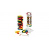 TORRE COLORATA CON MARTELLO in legno DAL NEGRO djenga GRANDE CLASSICO età 6+ DAL NEGRO - 2