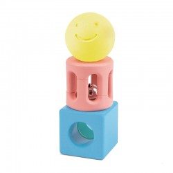 SONAGLIO GEOMETRICO rattle HAPE effetto morbido BEBE' età 0 mesi + Hape - 1