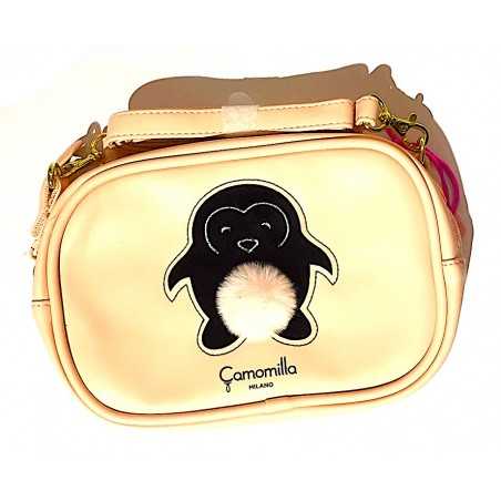 SQUARE SHOULDER BAG borsetta CAMOMILLA seven MILANO tracolla ROSA regolabile PINGUINO SEVEN - 1