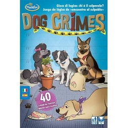 DOG CRIMES in italiano GIOCO DI LOGICA think fun CANI investigazione 40 CRIMINI età 8+ Think Fun - 1