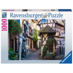 PUZZLE ravensburger EGUISHEIM IN ALSAZIA original 1000 PEZZI 50 x 70 cm SOFT CLICK