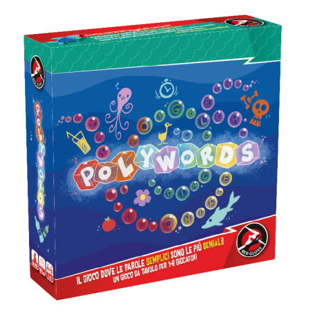 POLYWORDS party game GIOCO DA TAVOLO in italiano RED GLOVE pesci TROVA LA PAROLA età 8+ Red Glove - 1