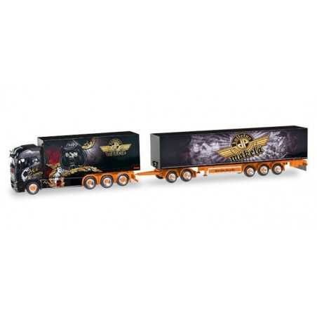 VOLVO FH GL HZ CON RIMORCHIO camion in plastica HERPA 307802 modellino SCALA 1:87 trucks Herpa - 1