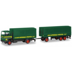 FORD TRANSCONTI OFFERGELD CON RIMORCHIO camion in plastica HERPA 309820 modellino SCALA 1:87 trucks Herpa - 1