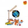 LABORATORIO SCIENTIFICO MAGNETICO junior inventor 34 PEZZI gioco HAPE in legno e plastica E3033 costruzioni STEAM età 4+ Hape - 