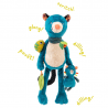 PELUCHE ATTIVITA' PANTERA ZIMBA pupazzo MOULIN ROTY con inserti DANS LA JUNGLE 668022
