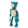 PELUCHE ATTIVITA' PANTERA ZIMBA pupazzo MOULIN ROTY con inserti DANS LA JUNGLE 668022