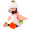 PELUCHE ATTIVITA' NIDO DEGLI UCCELLINI pupazzo MOULIN ROTY con inserti DANS LA JUNGLE 668080