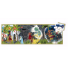 ALADINO aladin PUZZLE scatola sagomata 24 PEZZI in cartone DJECO 62 x 20 cm DJ07281 età 3+ Djeco - 2