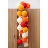 LUCI HAPPY LIGHTS PRACHTMYCENA fila 20 palline colorate in corda con lampadine e spina