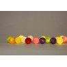 LUCI HAPPY LIGHTS AMSTERDAM fila 20 palline colorate in corda con lampadine LED USB