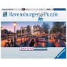 PUZZLE ravensburger UNA SERA AD AMSTERDAM panorama 1000 PEZZI 98 x 37,5 cm Ravensburger - 1