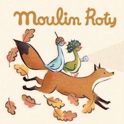 SET DI 3 DISCHI proietta fiabe LE VOYAGE D'OLGA box MOULIN ROTY 714368 espansione PER TORCIA storie Moulin Roty - 1