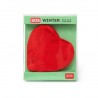 SCALDAMANI A FORMA DI CUORE sos winter HAND WARMER legami milano MORBIDO rosso Legami - 1