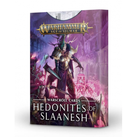 WARSCROLL CARDS carte dati HEDONITES OF SLAANESH games workshop IN ITALIANO warhammer AGE OF SIGMAR età 12+ Games Workshop - 1