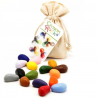 CRAYON ROCKS pastelli a cera SET DI 16 COLORI con sacchetto in cotone CERA DI SOIA età 3+ CRAYON ROCKS - 2