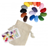 CRAYON ROCKS pastelli a cera SET DI 8 COLORI con sacchetto in cotone CERA DI SOIA età 3+ CRAYON ROCKS - 1