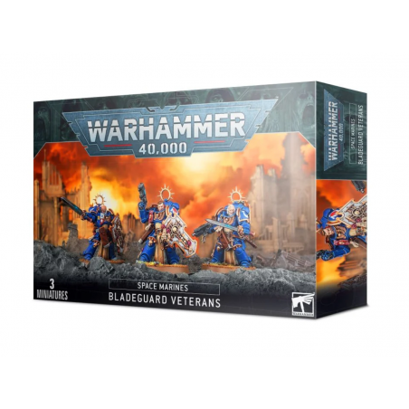 BLADEGUARD VETERANS space marines 3 MINIATURE warhammer 40k CITADEL età 12+ Games Workshop - 1
