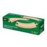 BINARI CURVI in legno treni BRIO TRENINO 33342 Large Curve Tracks