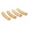 BINARI CURVI in legno treni BRIO TRENINO 33342 Large Curve Tracks