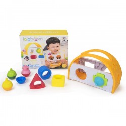 VALIGETTA DELLE FORME gioco LALABOOM in plastica speciale 3 IN 1 attività SET età 18 mesi + lalaboom - 1
