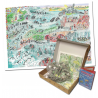 PUZZLE fabio vettori DIVINA COMMEDIA INFERNO made in italy 1080 PEZZI eco friendly 48,5 X 68,5 CM le formiche FABIO VETTORI - 2