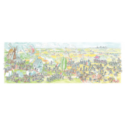 PUZZLE fabio vettori BATTAGLIA DI WATERLOO made in italy 1080 PEZZI eco friendly 48,5 X 68,5 CM le formiche FABIO VETTORI - 1