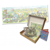 PUZZLE fabio vettori BATTAGLIA DI WATERLOO made in italy 1080 PEZZI eco friendly 48,5 X 68,5 CM le formiche FABIO VETTORI - 2