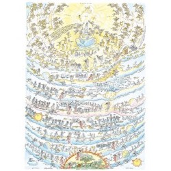 PUZZLE fabio vettori DIVINA COMMEDIA PARADISO made in italy 1080 PEZZI le formiche 48,5 X 68,5 CM FABIO VETTORI - 1