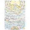 PUZZLE fabio vettori DIVINA COMMEDIA PARADISO made in italy 1080 PEZZI le formiche 48,5 X 68,5 CM FABIO VETTORI - 1