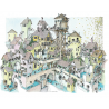 PUZZLE fabio vettori CITTA' DELL'ACQUA made in italy 1080 PEZZI eco friendly 48,5 X 68,5 CM le formiche FABIO VETTORI - 1