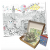 PUZZLE fabio vettori LONDRA made in italy 1080 PEZZI eco friendly 48,5 X 68,5 CM le formiche FABIO VETTORI - 2