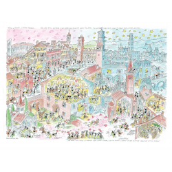 PUZZLE fabio vettori ROMEO E GIULIETTA made in italy 1080 PEZZI eco friendly 48,5 X 68,5 CM le formiche FABIO VETTORI - 1