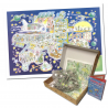 PUZZLE fabio vettori BASE SPAZIALE made in italy 1080 PEZZI eco friendly 48,5 X 68,5 CM le formiche FABIO VETTORI - 2