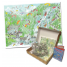 PUZZLE fabio vettori CASCATA made in italy 1080 PEZZI eco friendly 48,5 X 68,5 CM le formiche FABIO VETTORI - 2