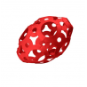 FOOOTY PACK red ROSSO portatile PALLA modulare DA 2D A 3D ball 10 PEZZI - 9