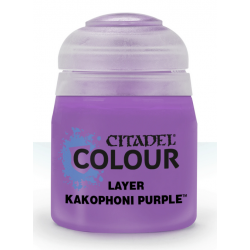 KAKOPHONI PURPLE colore LAYER citadel 12ML acrilico VIOLA opaco GAMES WORKSHOP età 12+ Games Workshop - 2